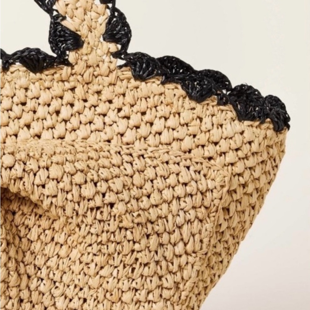 kate spade new york x Target Raffia Bow Tote Bag - Natural - Picture 4 of 8